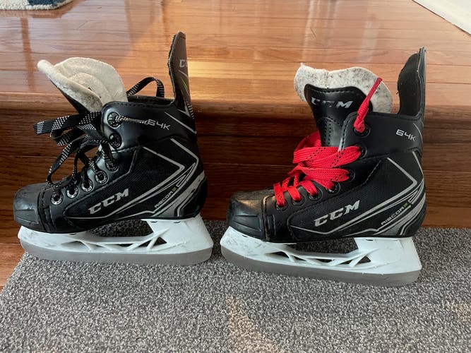 Youth Used CCM RibCor 64K Hockey Skates Size 10