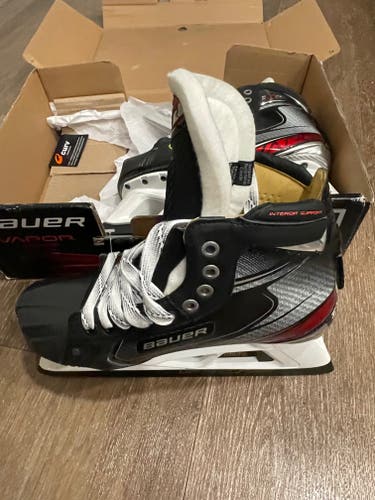 Senior New Bauer Vapor 2X Pro Hockey Goalie Skates Regular Width Size 8