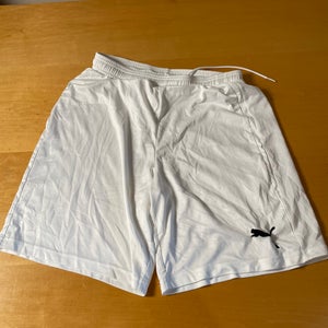 White Used Medium Puma Shorts