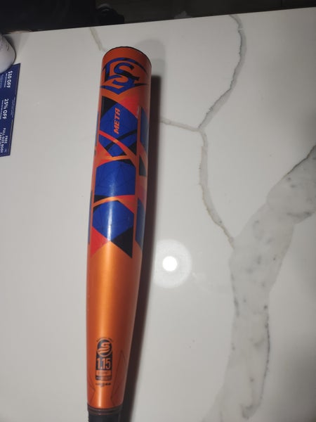 Used USSSA Certified 2022 Louisville Slugger Composite Meta Bat (-8) 23 oz 31"