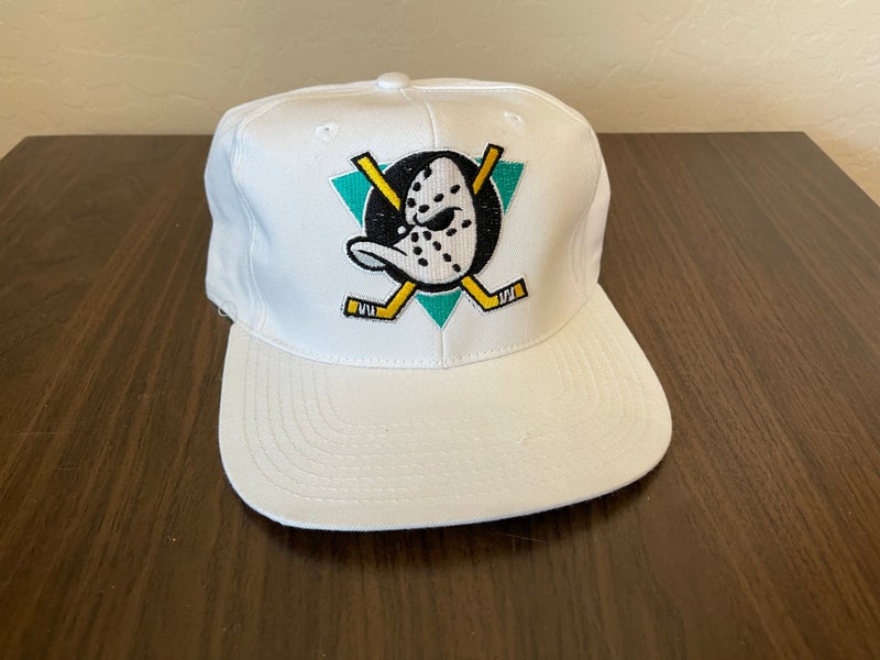 Vintage Anaheim Mighty Ducks NHL 90's Snapback Cap - Depop