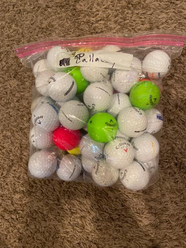 Used Callaway 50 Pack Balls