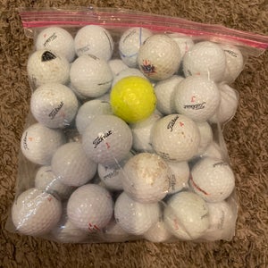 Used Titleist 50 Pack Balls
