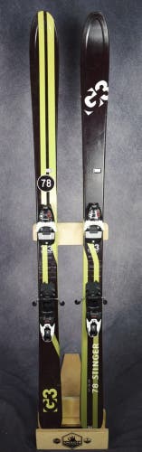 NEW G3 STINGER 78 SKIS SIZE 166 CM WITH MARKER BINDINGS
