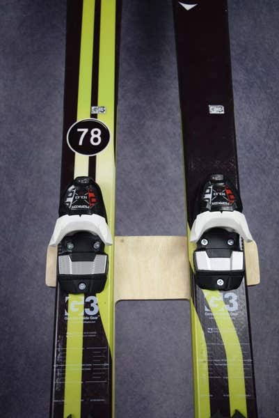 NEW G3 STINGER 78 SKIS SIZE 166 CM WITH MARKER BINDINGS