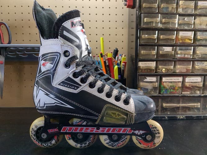 Used Mission TSX Inline Skates Wide Width Size 4
