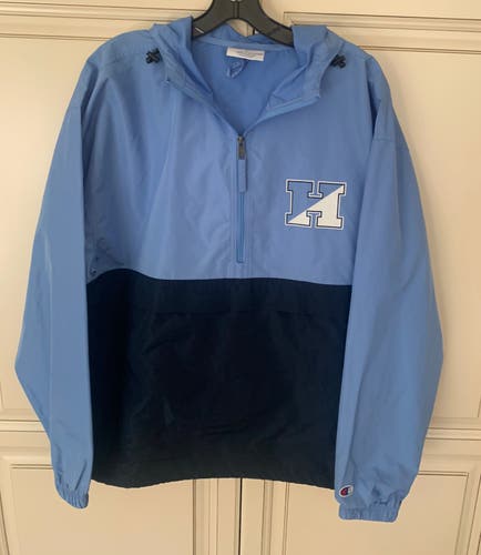 Champion-l/s Johns Hopkins 1/4 zipPackable   jacket