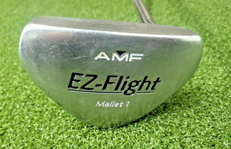 AMF EZ-Flight Mallet Putter  /  RH  /  Steel ~34.5"  /  NICE  /  jd7475