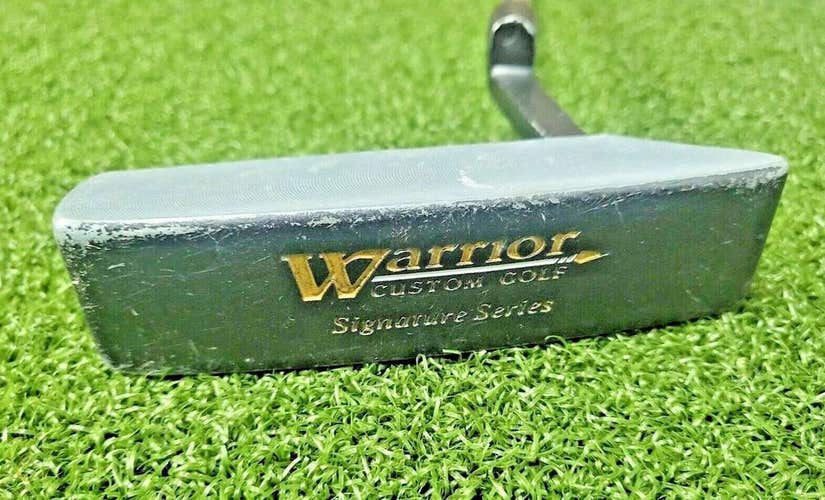 Warrior Custom Golf Signature Series Blade Putter  / RH /  Steel ~36"  /  jd7469