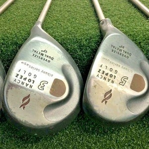 Nancy Lopez Golf Wood Set D,3,5,7 Woods Ladies Graphite NEW GRIPS sa5005