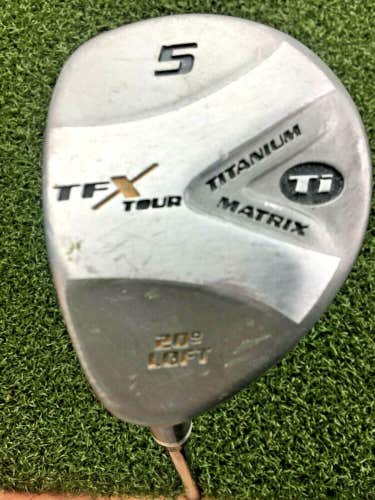 Knight Golf TI TFX Tour 5 Wood 20* / LH ~40.5" / Stiff Steel / Nice Grip /gw2723