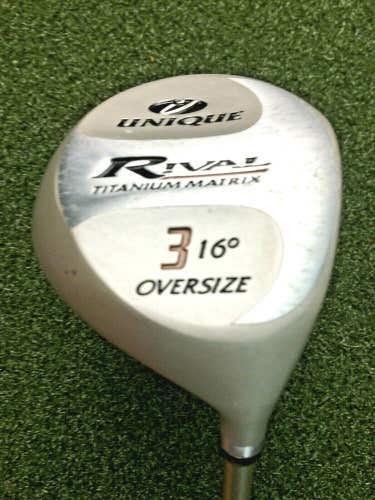 Unique Rival Oversize 3 Wood 16* / RH / ~41.5" Regular Graphite / gw4266