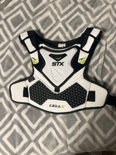 Used Large STX Cell V Shoulder Pads