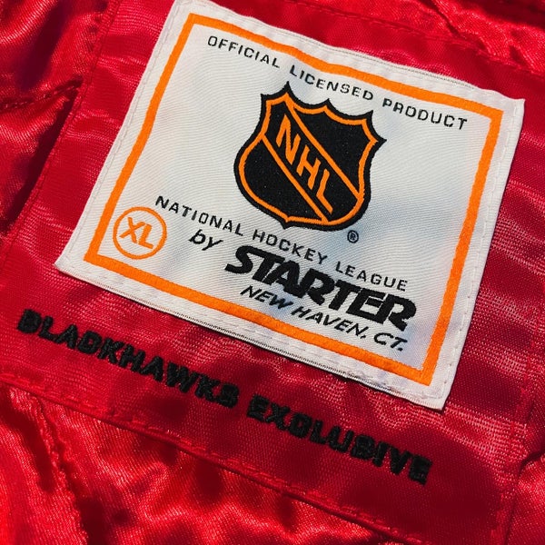 Chicago Blackhawks: 1990's 1/4 Zip Center Ice Starter Breakaway Jacket –  National Vintage League Ltd.