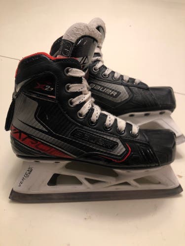Used Bauer Regular Width  Size 3 Vapor X2.7 Hockey Goalie Skates