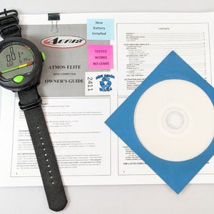 Aeris Atmos Elite Wrist Wireless Hoseless Nitrox Scuba Dive Computer #2411