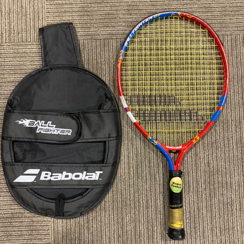 Babolat Ball Fighter 21 Prestrung Tennis Racquet w/ Padded Velcro Carrying Case