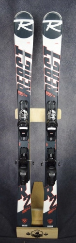 NEW ROSSIGNOL REACT 2 LTD CARBON SKIS SIZE 146 CM WITH LOOK BINDINGS
