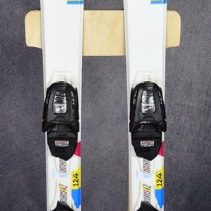 NEW K2 LUV BUG SKIS SIZE 124 CM WITH MARKER BINDINGS