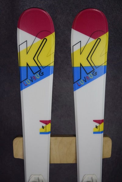 K2 LUV BUG SKIS SIZE 110 CM WITH SALOMON BINDINGS SidelineSwap