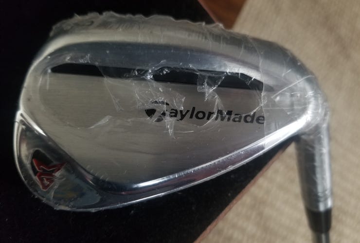 New Men's TaylorMade Right Handed Milled Grind 2 -- Chrome -- Wedge Stiff Flex 60° Steel Shaft