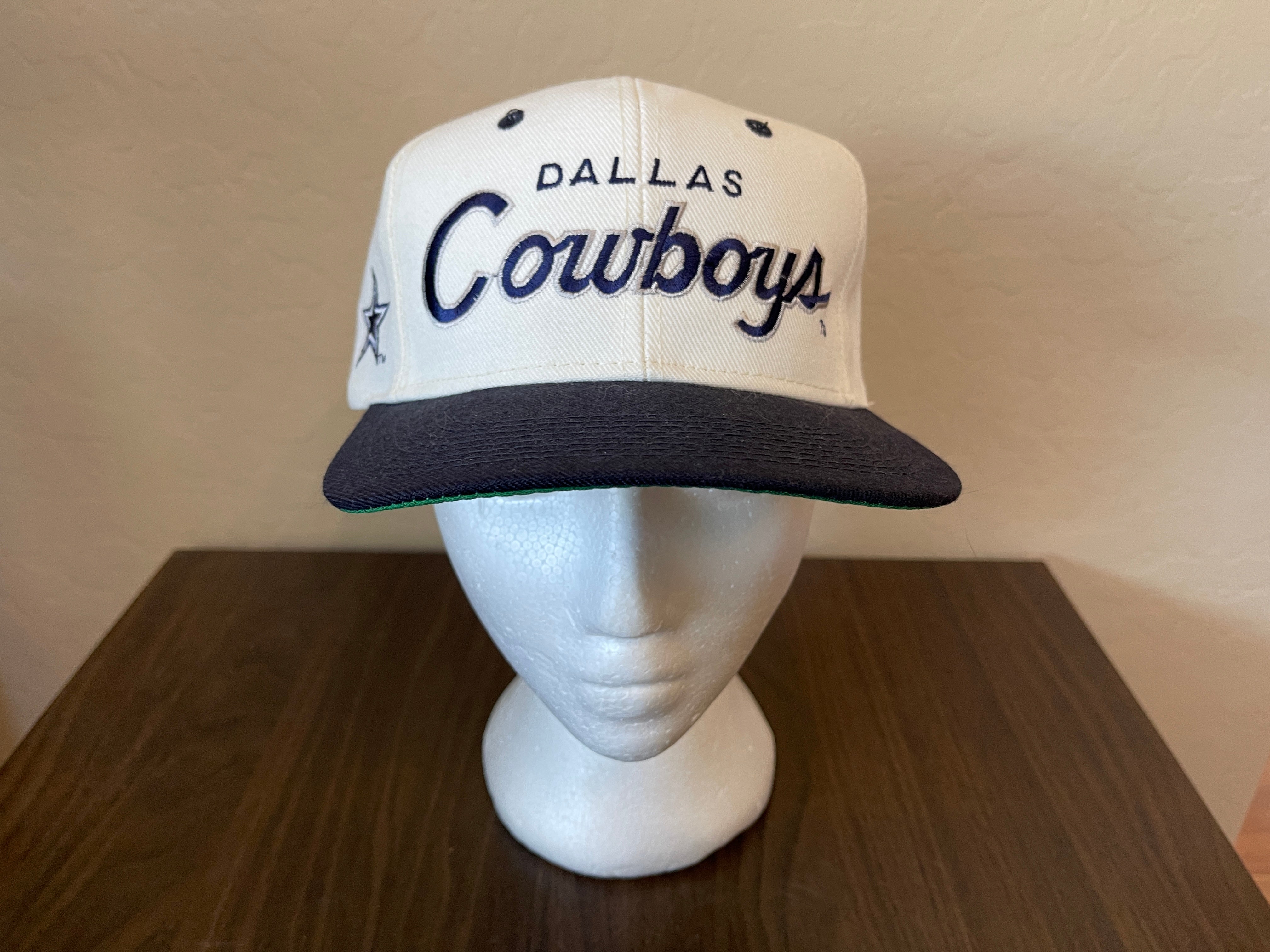 Dallas Cowboys Twins Script Vintage Snapback Hat Cap Vintage 90s