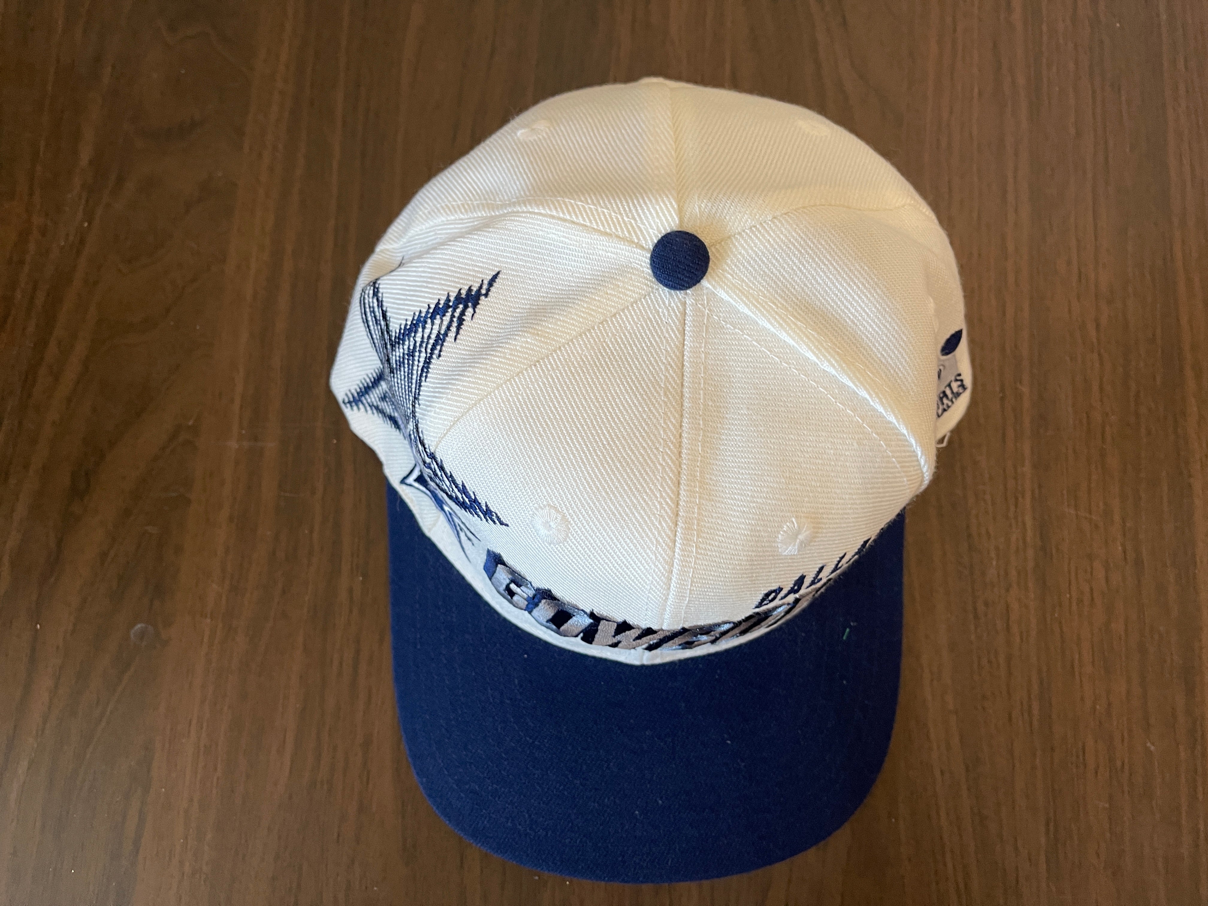 90's Dallas Cowboys Starter Natural NFL Snapback Hat Twill – Rare VNTG