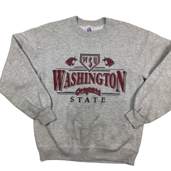 Washington Baseball Crewneck Sweatshirt, Vintage Washington