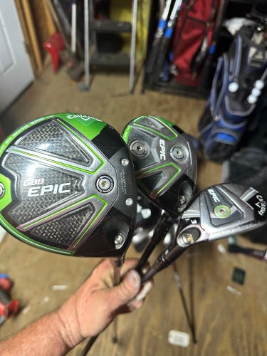 Callaway driver and woods set