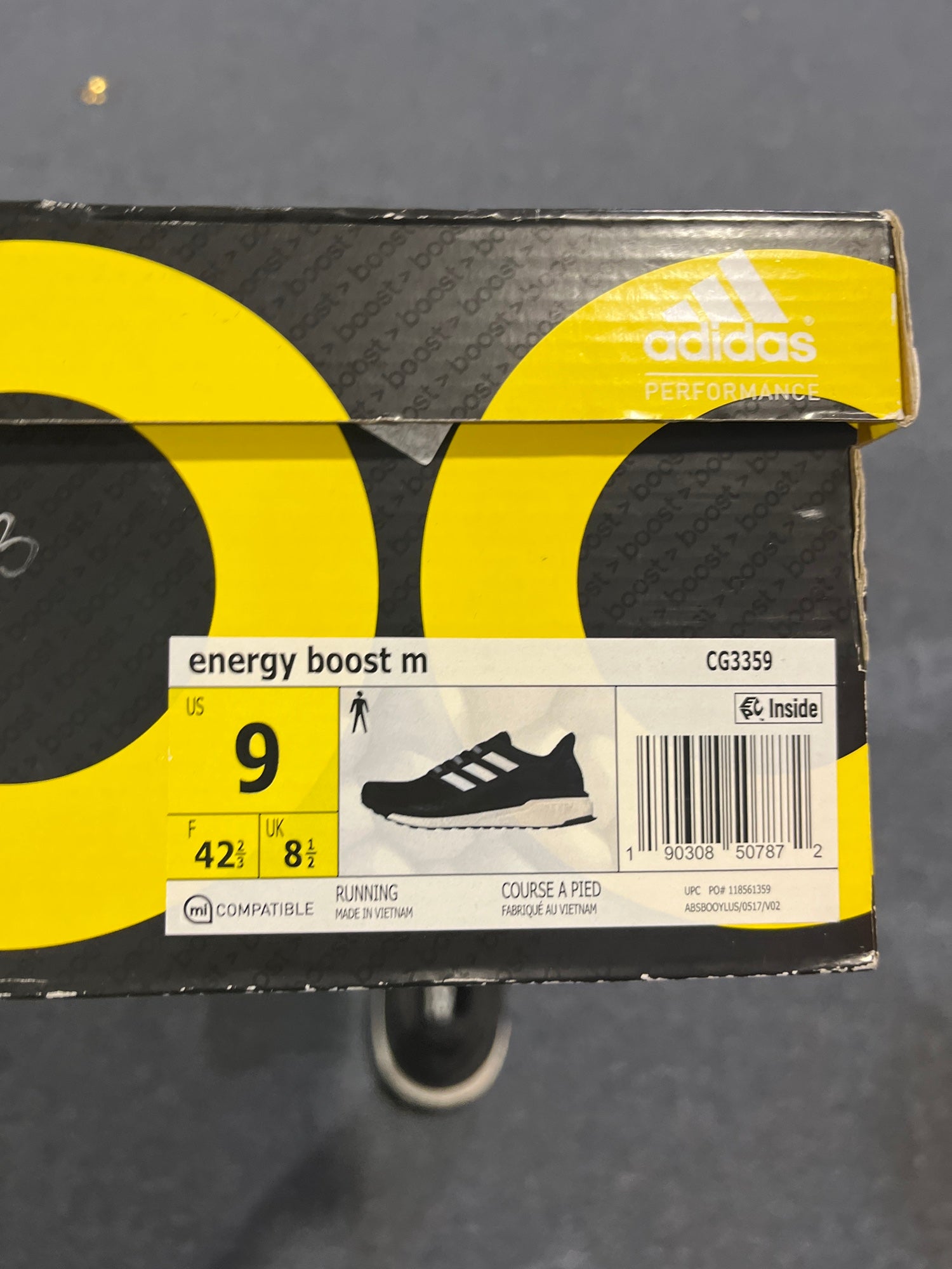 New Black Adidas Energy Boost Size 9 | SidelineSwap | Buy and Sell