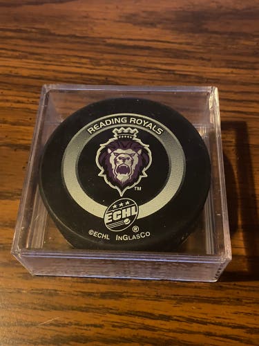 Reading Royals ECHL Hockey Puck with Case