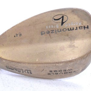 Wilson Harmonized Forged Brass 64* Trouble Wedge Right Steel # 134404