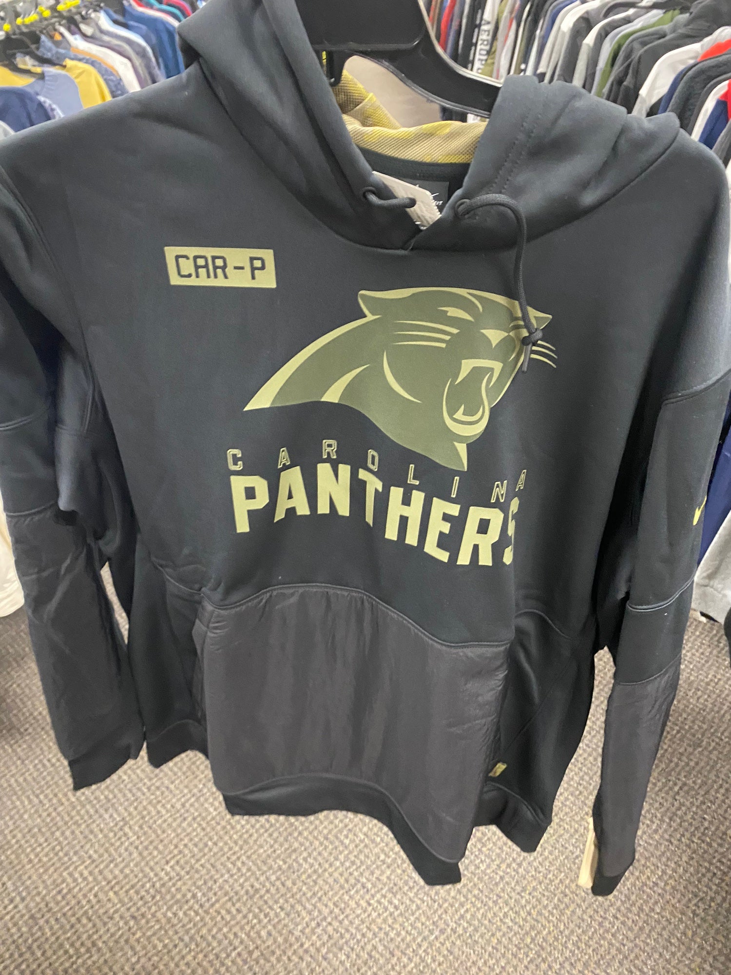 Carolina Panthers Sweatshirts, Panthers Nike Hoodies, Fleece, and  Sweatshirts - Panthers Store