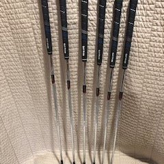 MENS Used TaylorMade Right Handed Burner 2.0 Iron Set Stiff Flex 6 Pieces Steel Shaft