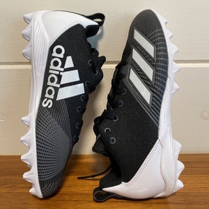 adidas Men 4.5 Cleats Athletic Shoes Football Baseball Black adizero Spark Mid