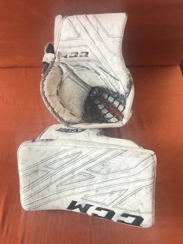 CCM Glove Set. Axis Pro Catch Eflex 4 Blocker