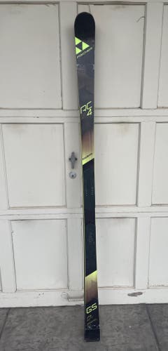 Used 2019 Fischer 175 cm Racing RC4 World Cup GS Skis Without Bindings