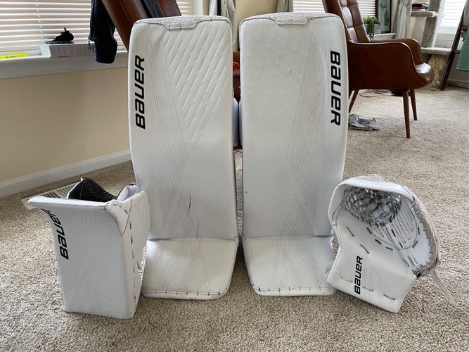 Bauer Pro Stock Ultrasonic Goalie Full Set