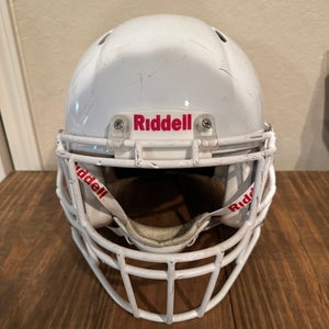 Adult Large - Riddell Speed Football Helmet - White