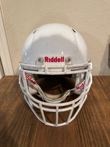Adult Large - Riddell Speed Football Helmet - White