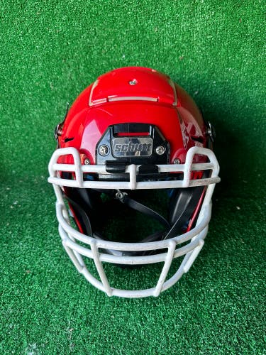 Adult Medium - Schutt F7 VTD Football Helmet - Red