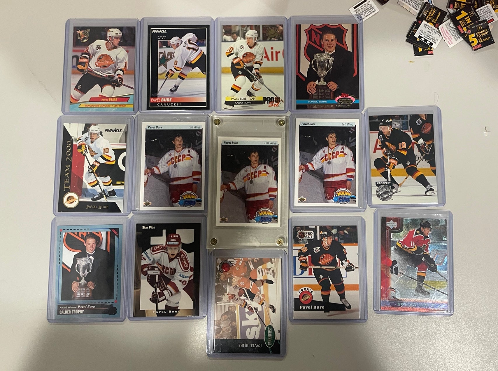 14 Pavel Bure Hockey Cards. Mint condition, signed rookies!!! | SidelineSwap
