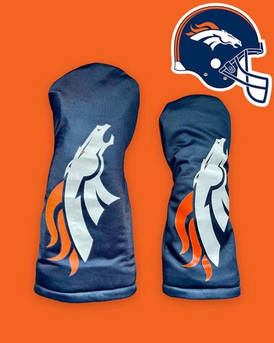 Denver Broncos Driver & Fairway Wood Head Cover