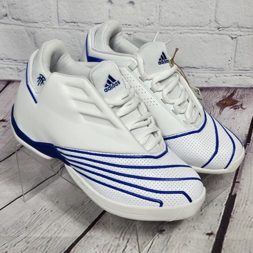 Adidas TMac 2 Restomod Shoes Mens 8.5 Tracy McGrady White Royal Blue Basketball