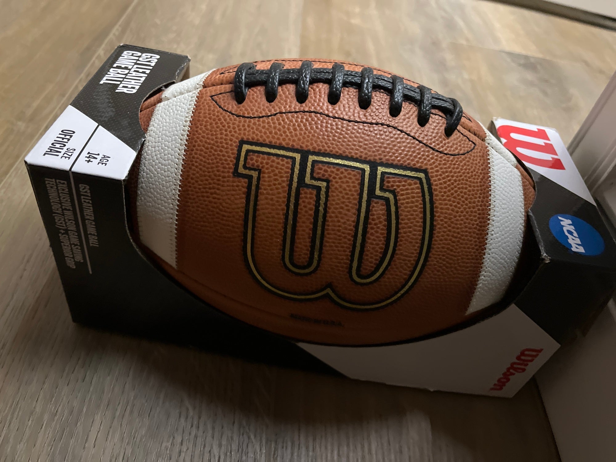 Wilson GST Cosmetic Blem Leather Football - Frank's Sports Shop