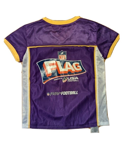 Minnesota Vikings NFL Flag Football Reversible Jersey Boys Youth