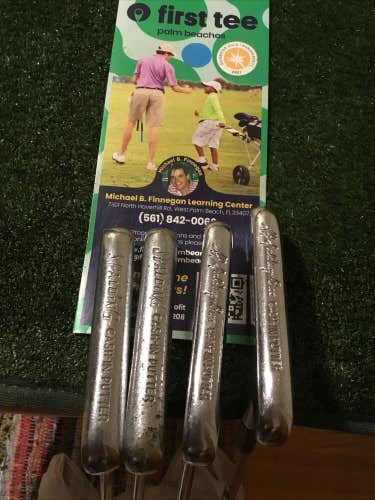 4 Spalding Cash-In & AG Cash-In Putters (35 In.- 36.5 Inches) Lot Of 4 Putters