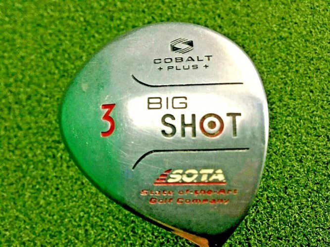 Cobalt Plus Big Shot 3 Wood / RH / Stiff Graphite / Nice Grip / gw1456