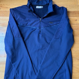 Kjus Blue Thermal Pullover 1/4 Zip, Size XL