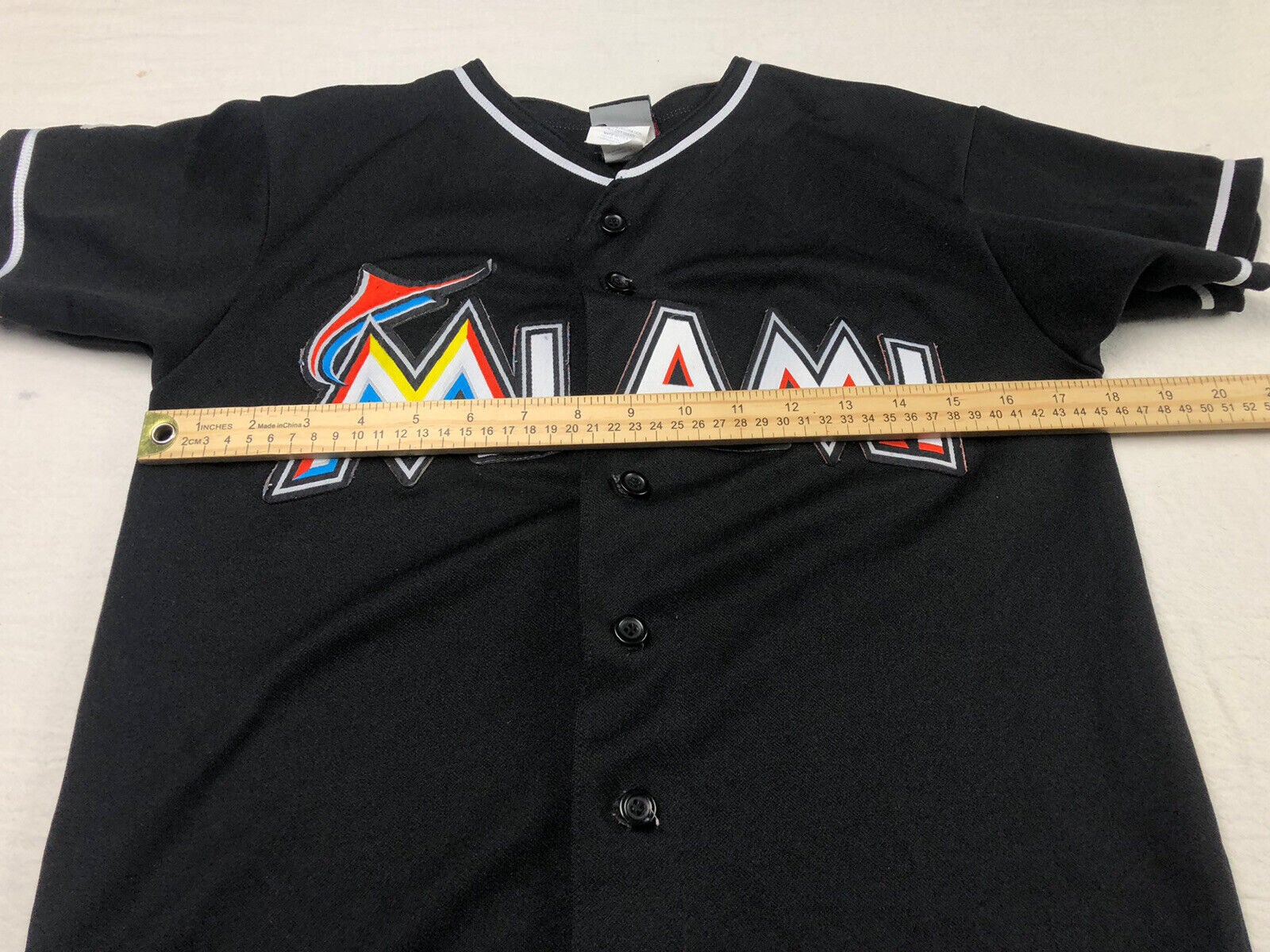 Miami Marlins Official MLB Majestic Apparel Kids Youth Size T-Shirt New Tags